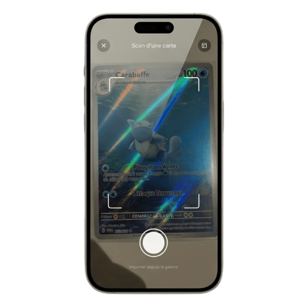 Scanner cartes Pokémon TCG avec l'IA