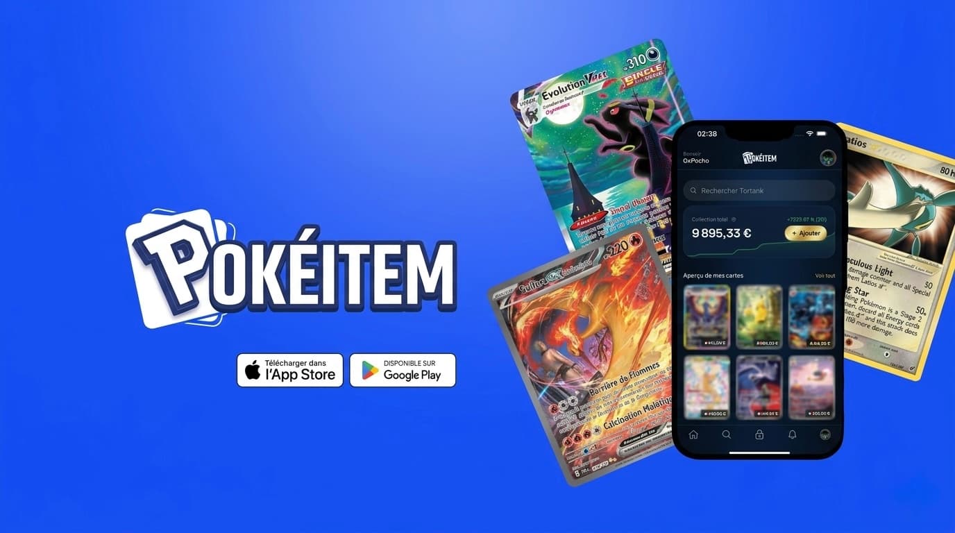 PokéItem v2 — mise à jour majeure : prix par état, scanner 2.0, marché eBay intégré et données protégées