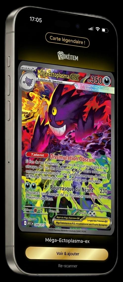 Scanner cartes Pokémon TCG avec l'IA
