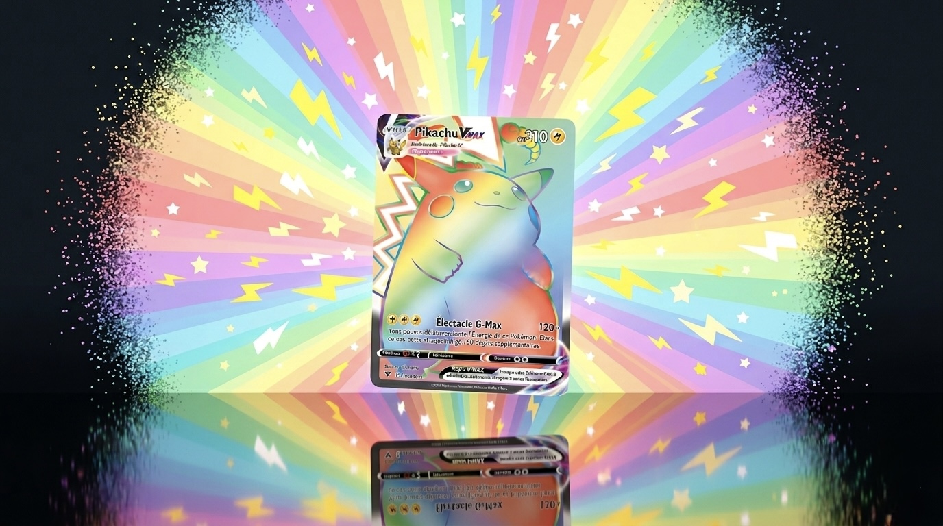 pokemon cards rainbow rare pikachu NM] VMAX Vivid Voltage #188  TBC Games Secret Rare Card Type *AHHH* I PULLED THE $400